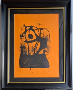 Joan Miró -- L'Hypnotiseur (orangé)