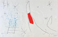 Joan Miró – L’ISSUE DÉROBÉE – hand-signed Drypoint , Aquatint & Embossing - 1974