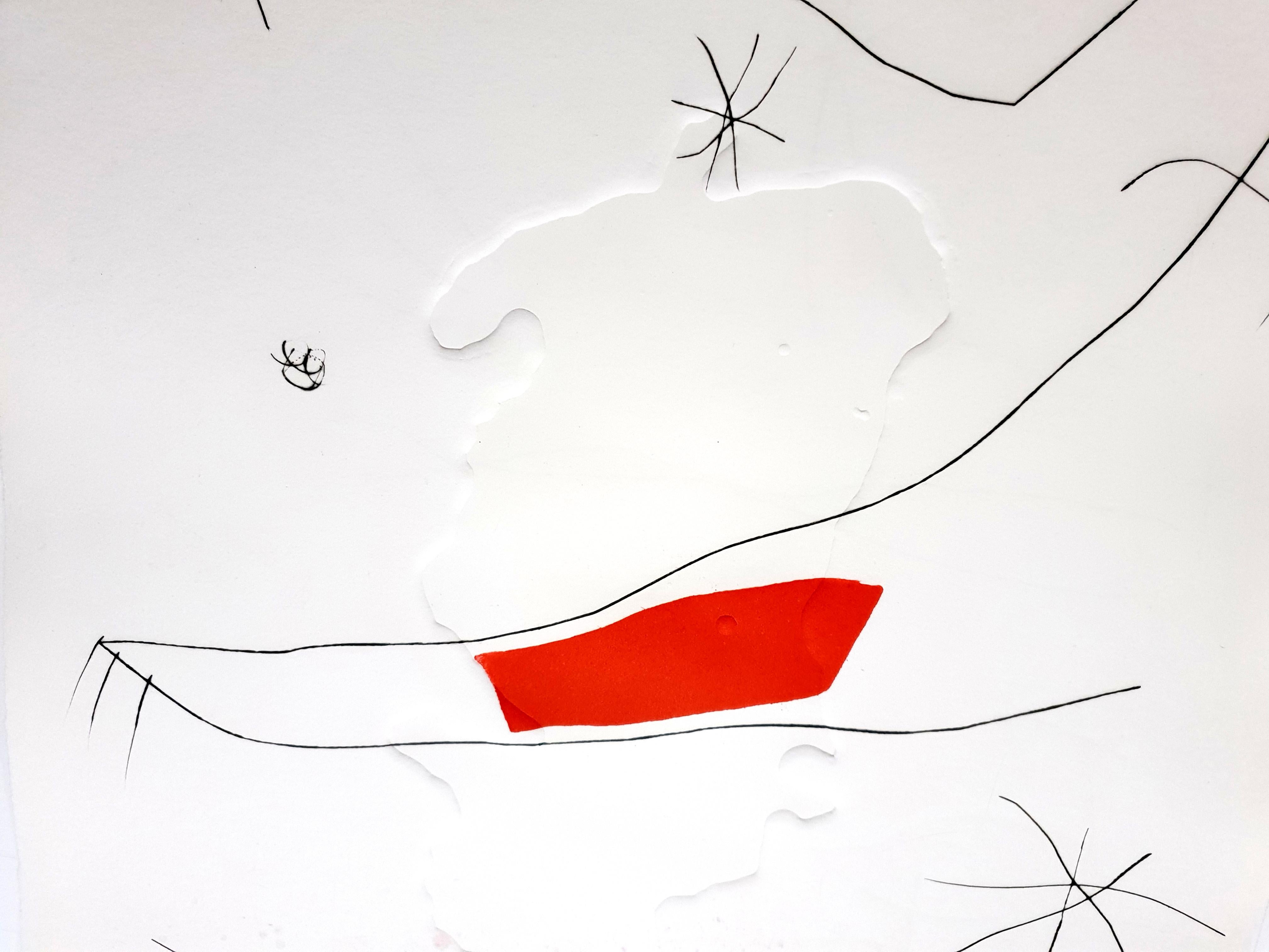 Joan Miro - a plate from L'Issue Dérobée - Modern Print by Joan Miró