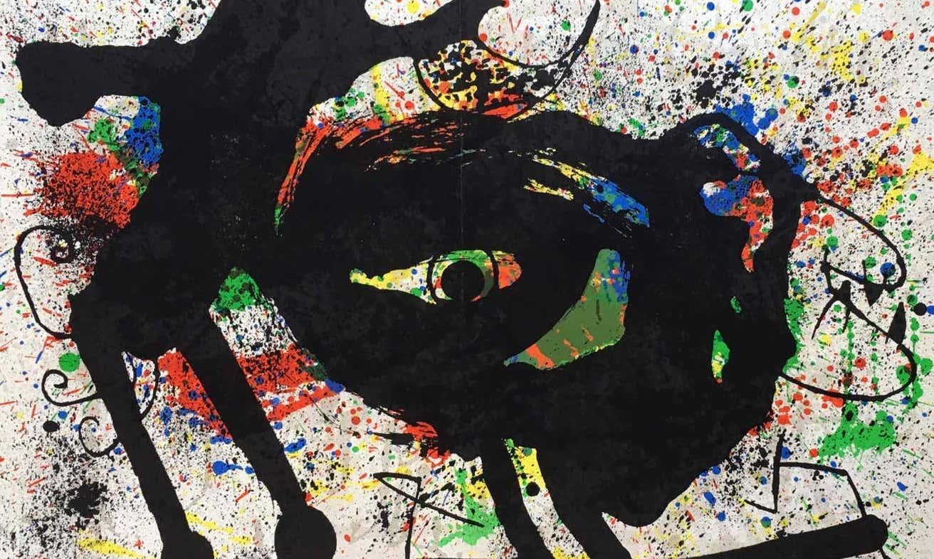 Joan Miró Lithograph derriere le miroir (Joan Miró prints)  For Sale 2