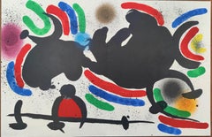 Joan Miró --  Lithographie I, Teller IV, 1972