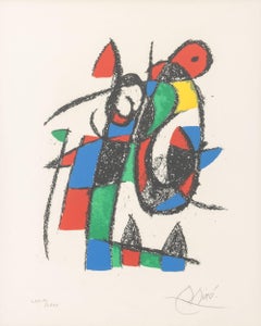 Joan Miro "Lithograph II" Lithograph, 1975