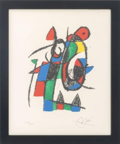 Joan Miro "Lithograph II" Lithograph, 1975