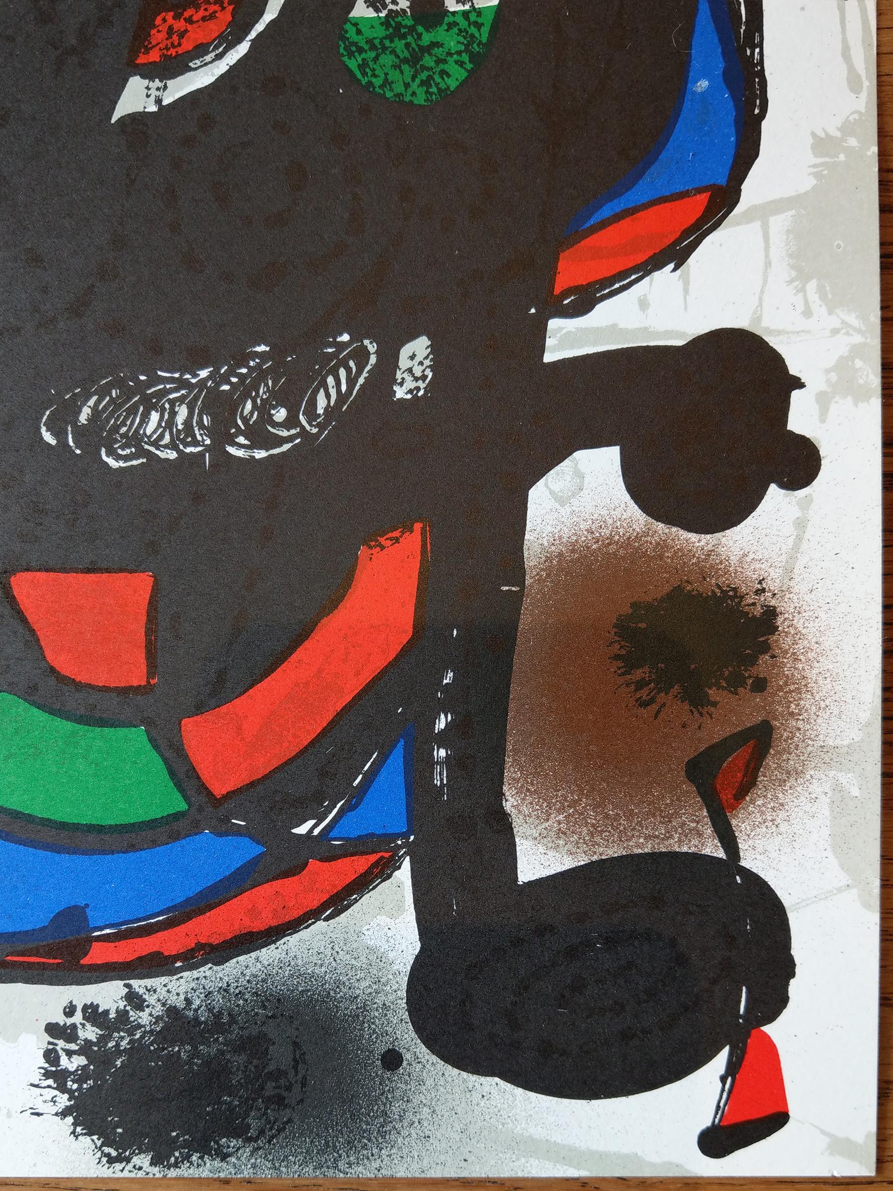 Lithographie III – Band III (Surrealismus), Print, von Joan Miró