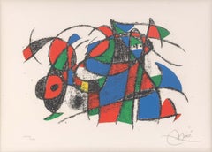 Joan Miro "Litografia IV" Litografia, 1975