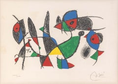 Joan Miro "Lithograph IX" Lithograph, 1975