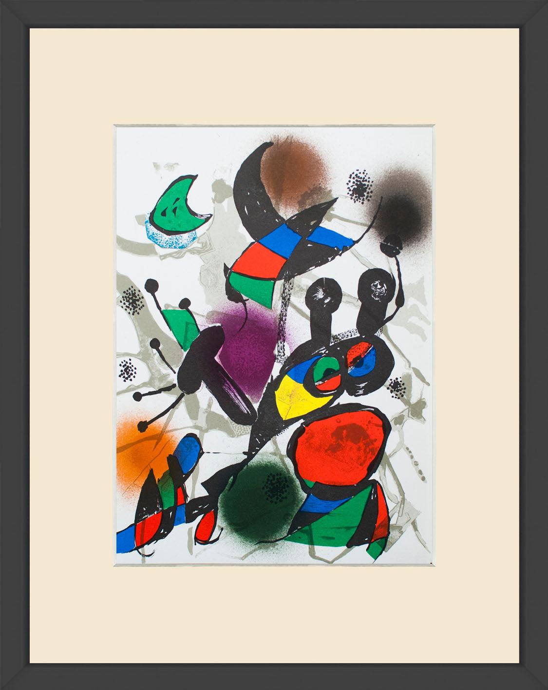 Joan Miro Lithograph 'Litografia Original II', Framed, 1975, Excellent - Print by Joan Miró