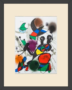 Joan Miro Lithograph 'Litografia Original II', Framed, 1975, Excellent