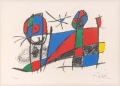 Joan Miro "Lithographie VI" Lithographie, 1975