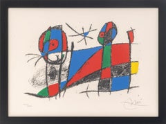 Joan Miro "Lithographie VI" Lithographie, 1975