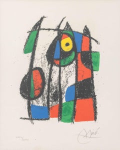 Joan Miro "Lithographie VII" Lithographie, 1975