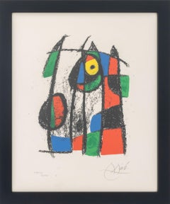 Joan Miro "Lithographie VII" Lithographie, 1975