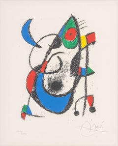 Joan Miro "Lithographie XI" Lithographie, 1975