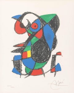 Joan Miro "Lithograph XIII" Lithograph, 1975