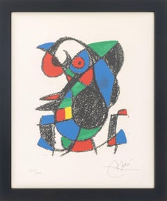 Joan Miro "Lithograph XIII" Lithograph, 1975