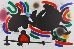 Joan Miró Litografia Original IV - Farblithografie von 1972, Mourlot 860