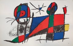 Joan Miro - Litografia Originale non Firmata VI - Surrealist - 1972
