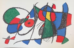 Joan Miro - Litografia Originale non Firmata VIII - Surrealist - 1975