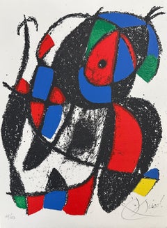 Joan Miró, "M.1049", hand signed lithograph from Miró Lithographs II