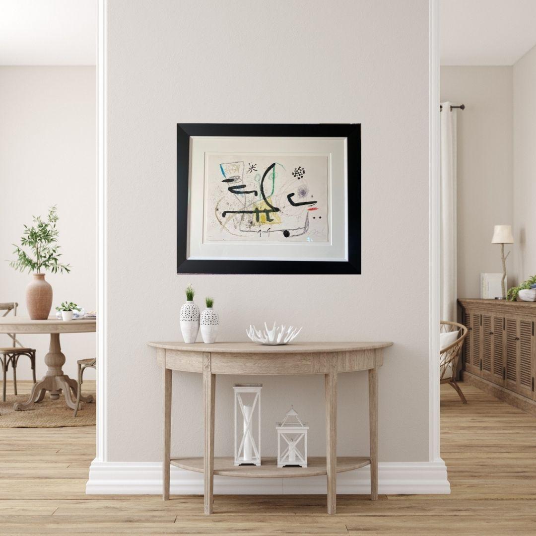 JOAN MIRO
(1893 – 1983)

Maravillas con Variaciones Acrosticas en el Jardin de Miro


Lithograph in colors on Arches paper c. 1975
Signed in pencil by artist, lower margin
Impression 24 of 75 – image 1061
Image Size:  23.25” x 29.5” (59 x