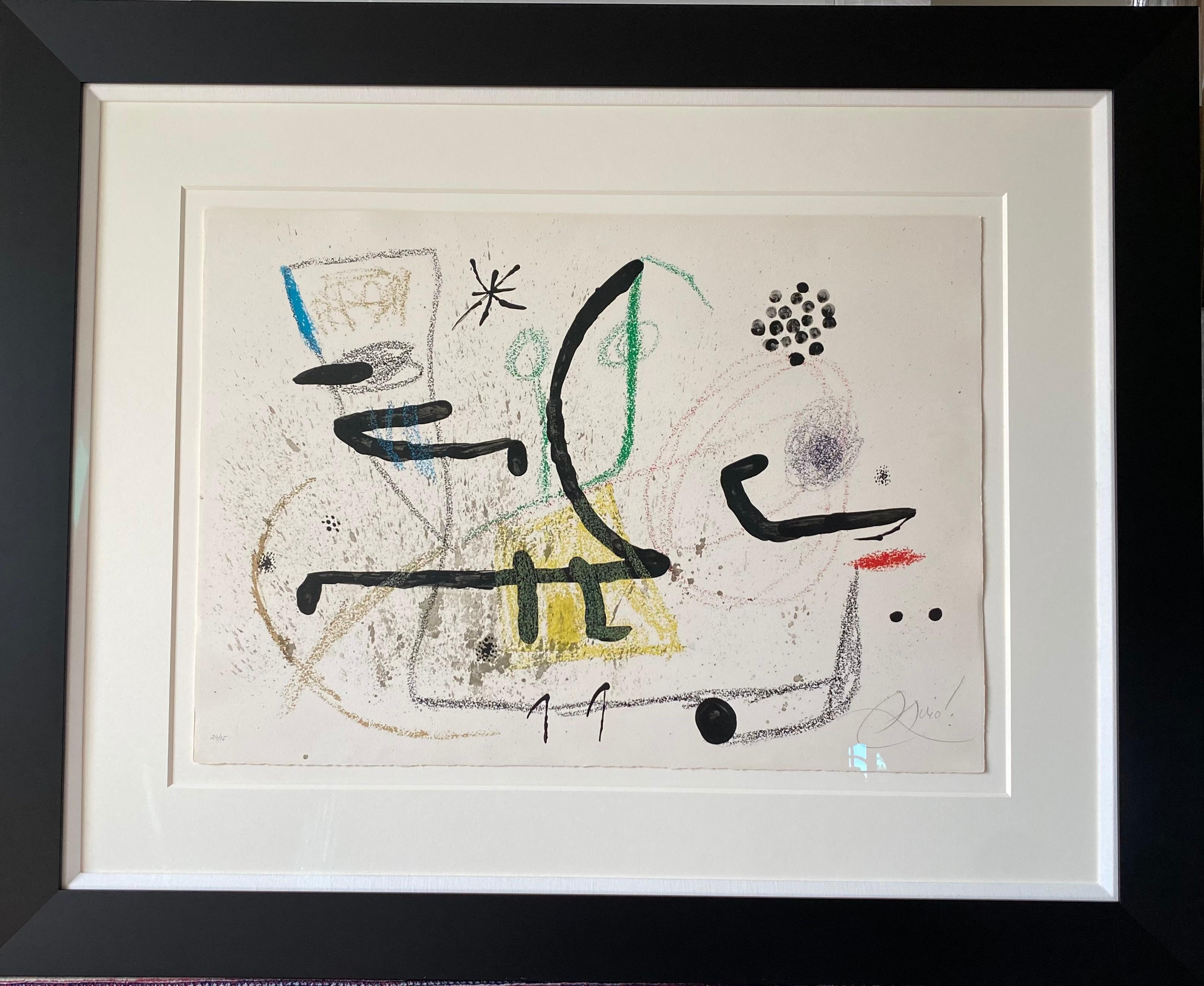 Joan Miró Abstract Print - Joan Miro "Maravillas con Variaciones Acrosticas en el Jardin de Miro"