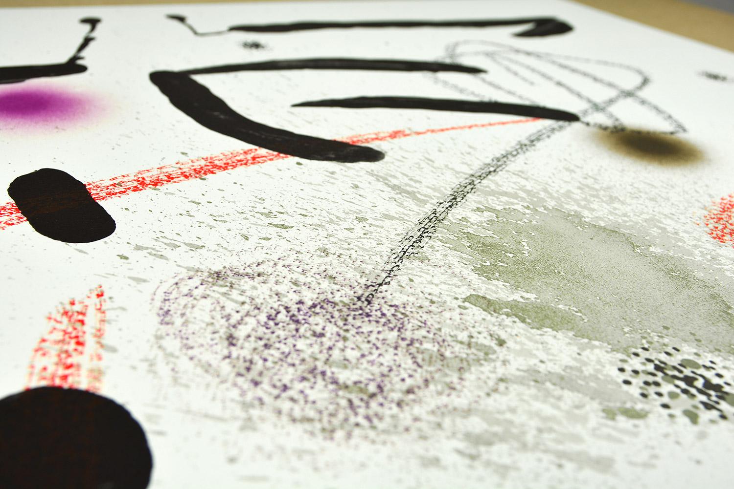 Joan Miró - MARAVILLAS CON VARIACIONES... Lithograph Contemporary Art Abstract For Sale 1