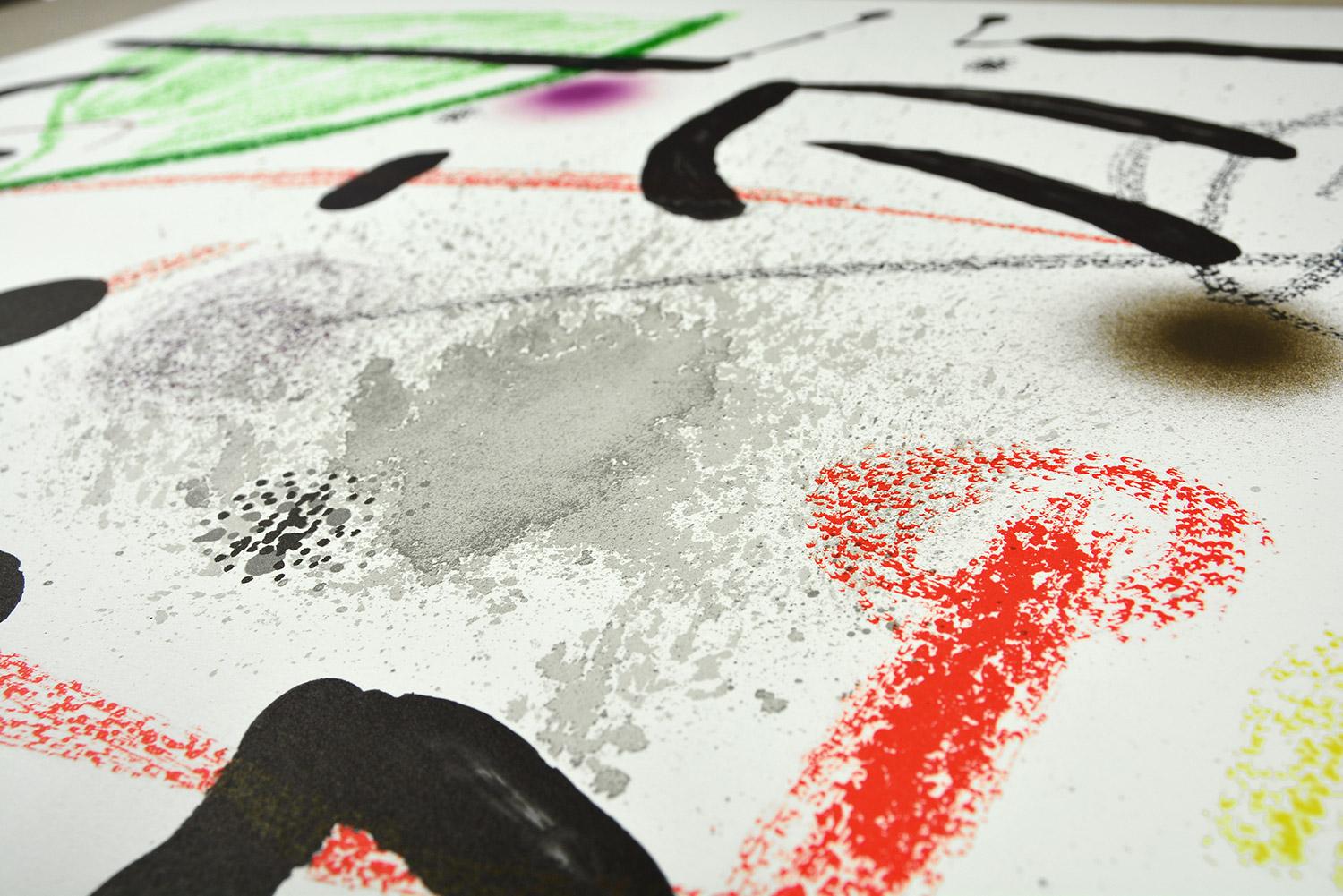 Joan Miró - MARAVILLAS CON VARIACIONES... Lithograph Contemporary Art Abstract For Sale 2