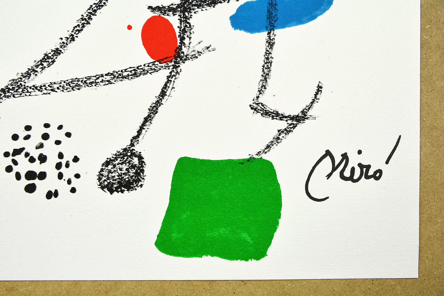 Joan Miró - MARAVILLAS CON VARIACIONES... Lithograph Contemporary Art Abstract For Sale 2