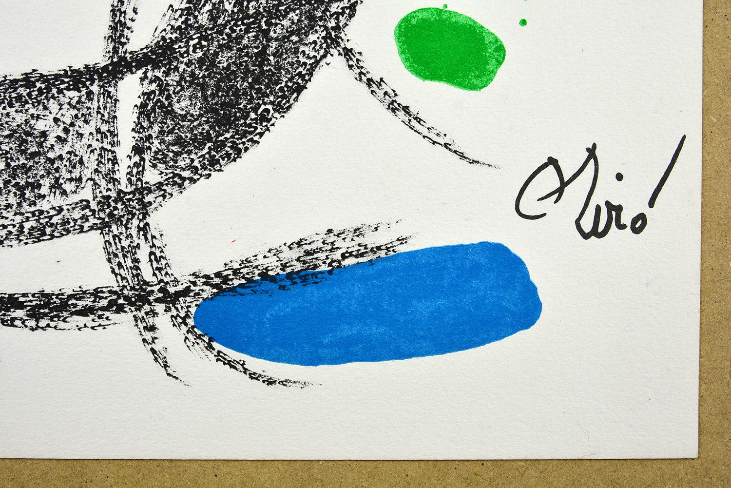 Joan Miró - MARAVILLAS CON VARIACIONES... Lithograph Contemporary Art Abstract For Sale 3
