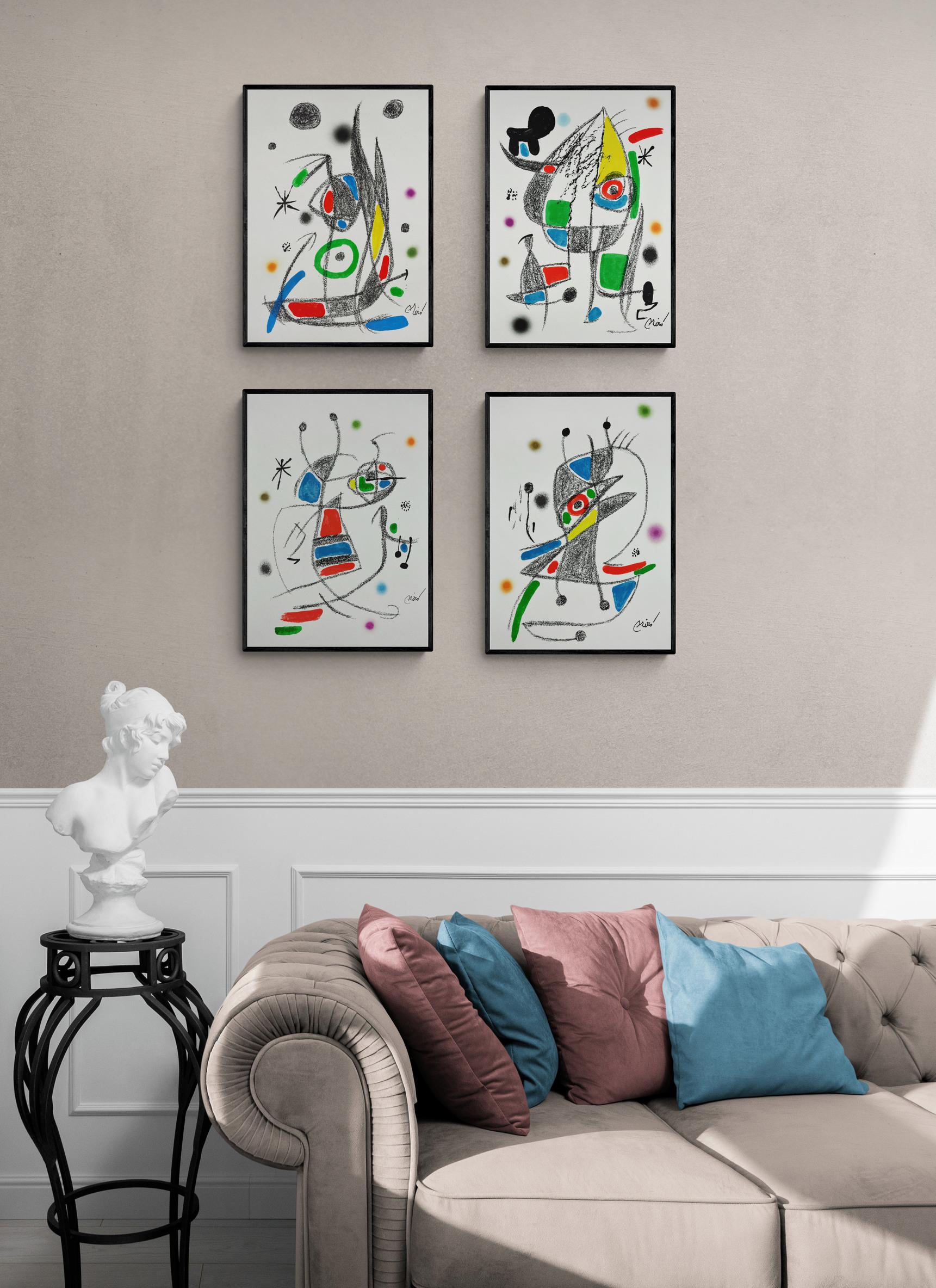 Joan Miró - MARAVILLAS CON VARIACIONES... Lithograph Contemporary Art Abstract For Sale 4