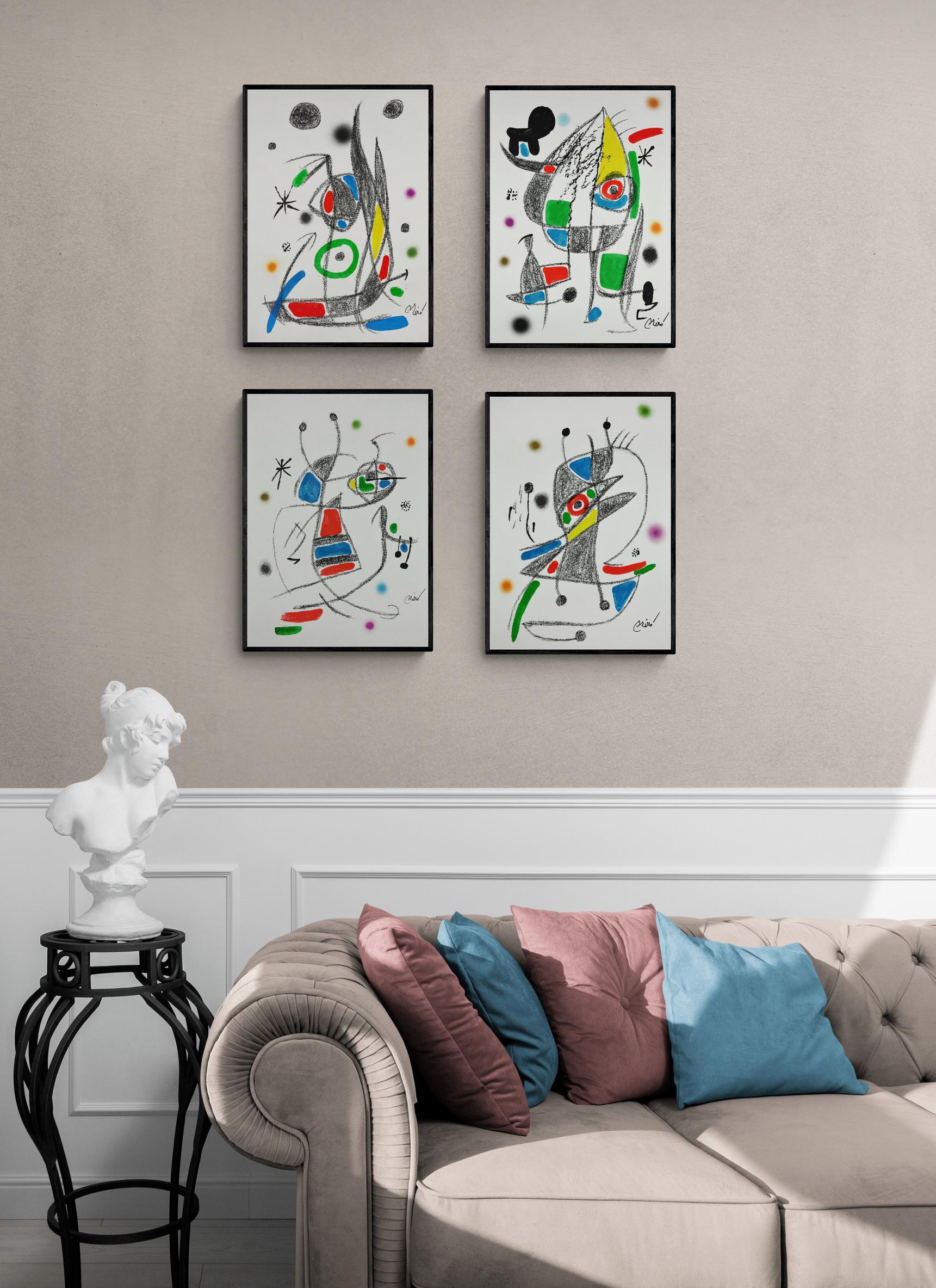 Joan Miró - MARAVILLAS CON VARIACIONES... Litografía Arte Contemporáneo Abstracto en venta 4