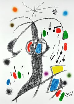 Retro Joan Miró - MARAVILLAS CON VARIACIONES... Lithograph Contemporary Art Abstract