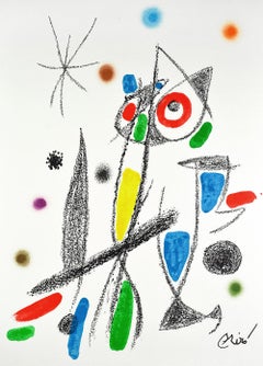 Retro Joan Miró - MARAVILLAS CON VARIACIONES... Lithograph Contemporary Art Abstract