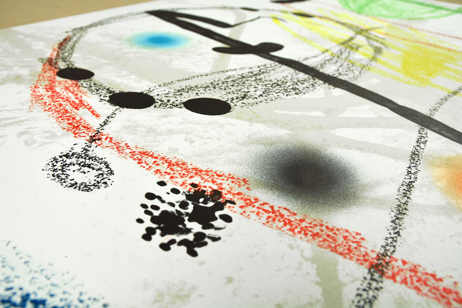 Joan Miró - MARAVILLAS CON VARIACIONES.. Lithograph Contemporary Art Abstraction For Sale 1