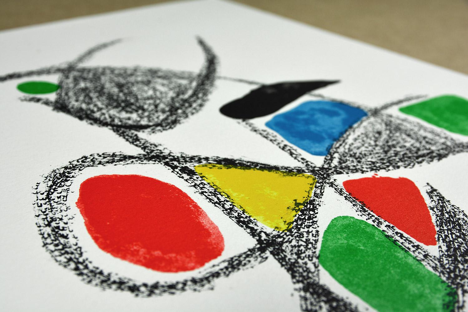 Joan Miró - Maravillas con variaciones acrósticas en el jardín de Miró XVIII
Date of creation: 1975
Medium: Lithograph
Media: Gvarro paper
Edition: 1500
Size: 49,5 x 35,5 cm
Observations: Lithograph on Gvarro paper plate signed. Edited by Polígrafa,