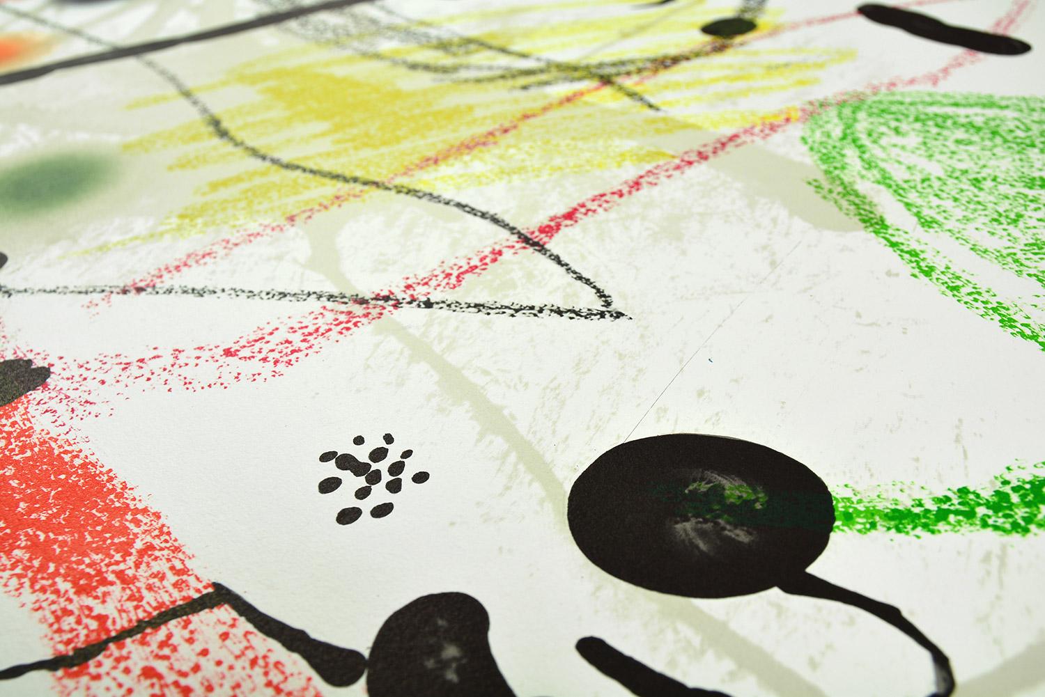 Joan Miró - MARAVILLAS CON VARIACIONES.. Lithograph Contemporary Art Abstraction For Sale 2