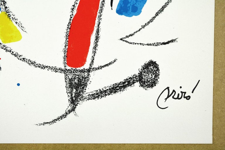 Maravillas con variaciones acrósticas en el jardín de Miró X
Date of creation: 1975
Medium: Lithograph
Media: Gvarro paper
Edition: 1500
Size: 49,5 x 35,5 cm
Observations:
Lithograph on Gvarro paper plate signed. Edited by Polígrafa, Barcelona, in