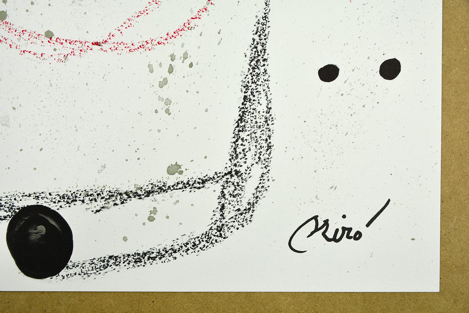 Maravillas con variaciones acrósticas en el jardín de Miró IX
Date of creation: 1975
Medium: Lithograph
Media: Gvarro paper
Edition: 1500
Size: 49,5 x 71 cm
Observations:
Lithograph on Gvarro paper plate signed. Edited by Polígrafa, Barcelona, in