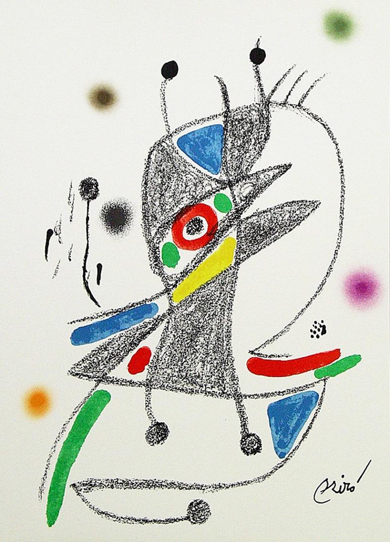 Joan Miró Abstract Print - JOAN MIRÓ Maravillas con variaciones... Lithograph Contemporary art, Abstraction