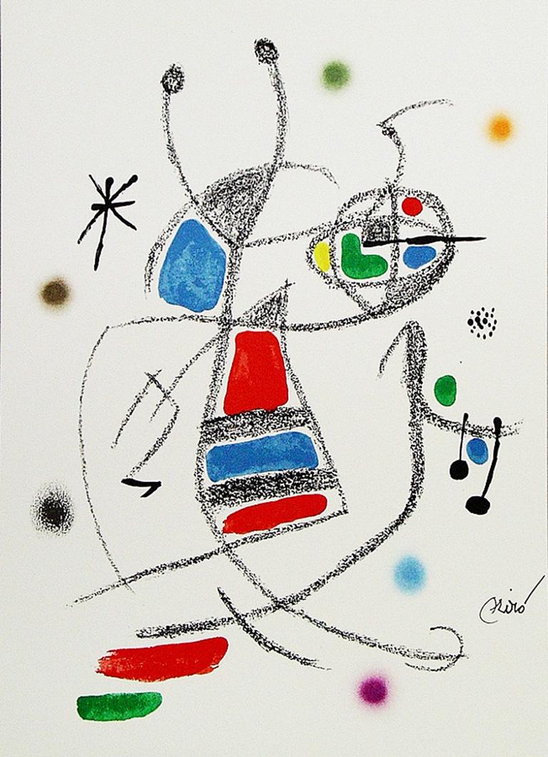 Joan Miró Abstract Print - JOAN MIRÓ Maravillas con variaciones... Lithograph Contemporary art, Abstraction