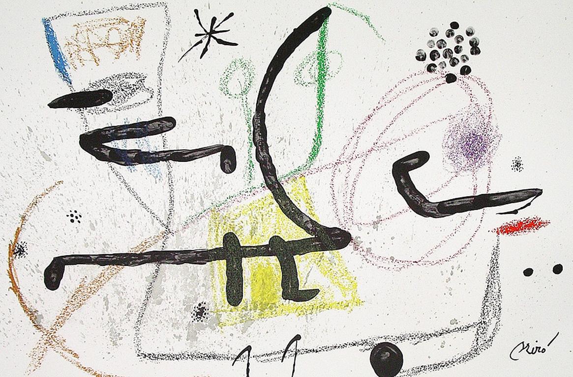 Joan Miró Abstract Print - JOAN MIRÓ Maravillas con variaciones... Lithograph Contemporary art, Abstraction