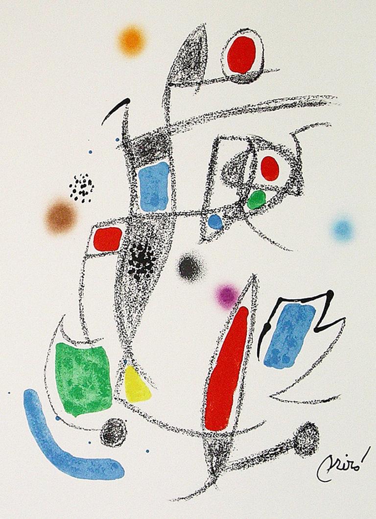 JOAN MIRÓ Maravillas con variaciones... Lithograph Contemporary art, Abstraction 1