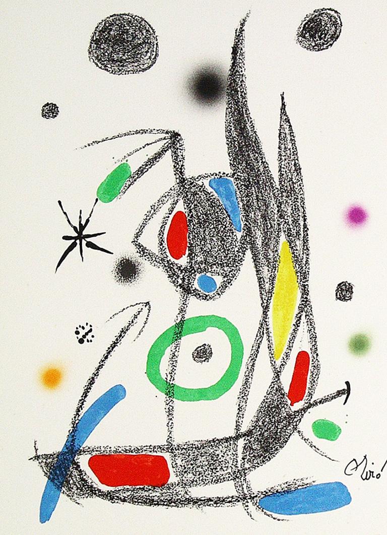 Joan Miró Abstract Print – JOAN MIRÓ Maravillas con variaciones... Lithograph Contemporary art, Abstraction