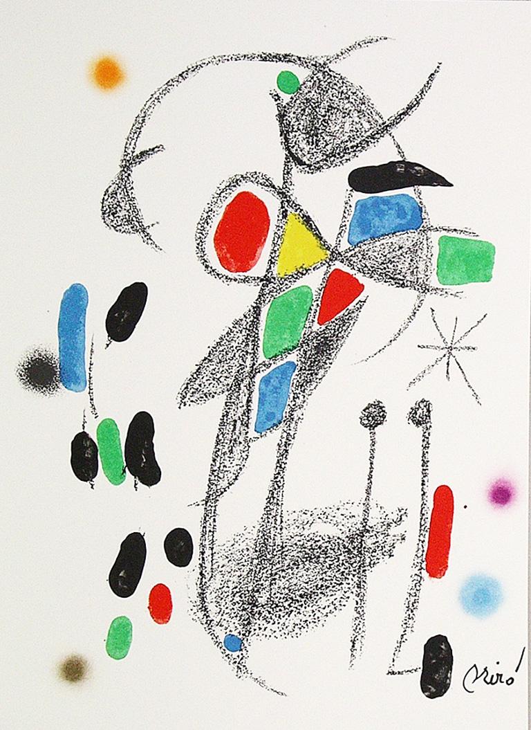 Joan Miró Abstract Print – JOAN MIRÓ Maravillas con variaciones... Lithograph Contemporary art, Abstraction