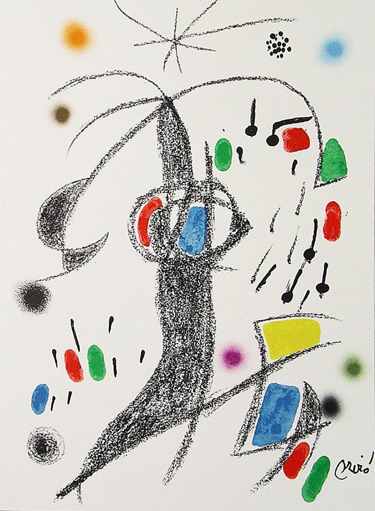 Joan Miró Abstract Print – JOAN MIR Maravillas mit Variationen... Lithographische zeitgenössische Kunst:: Abstraktion
