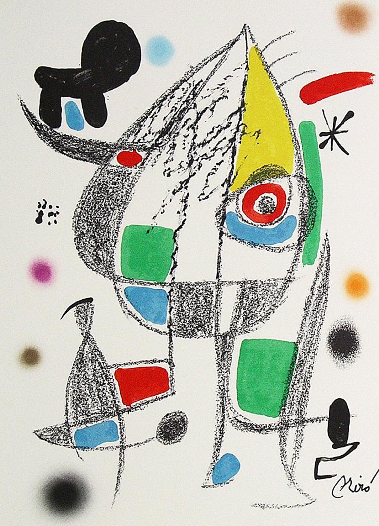 Joan Miró Abstract Print – JOAN MIRÓ Maravillas con variaciones... Lithograph Contemporary art, Abstraction