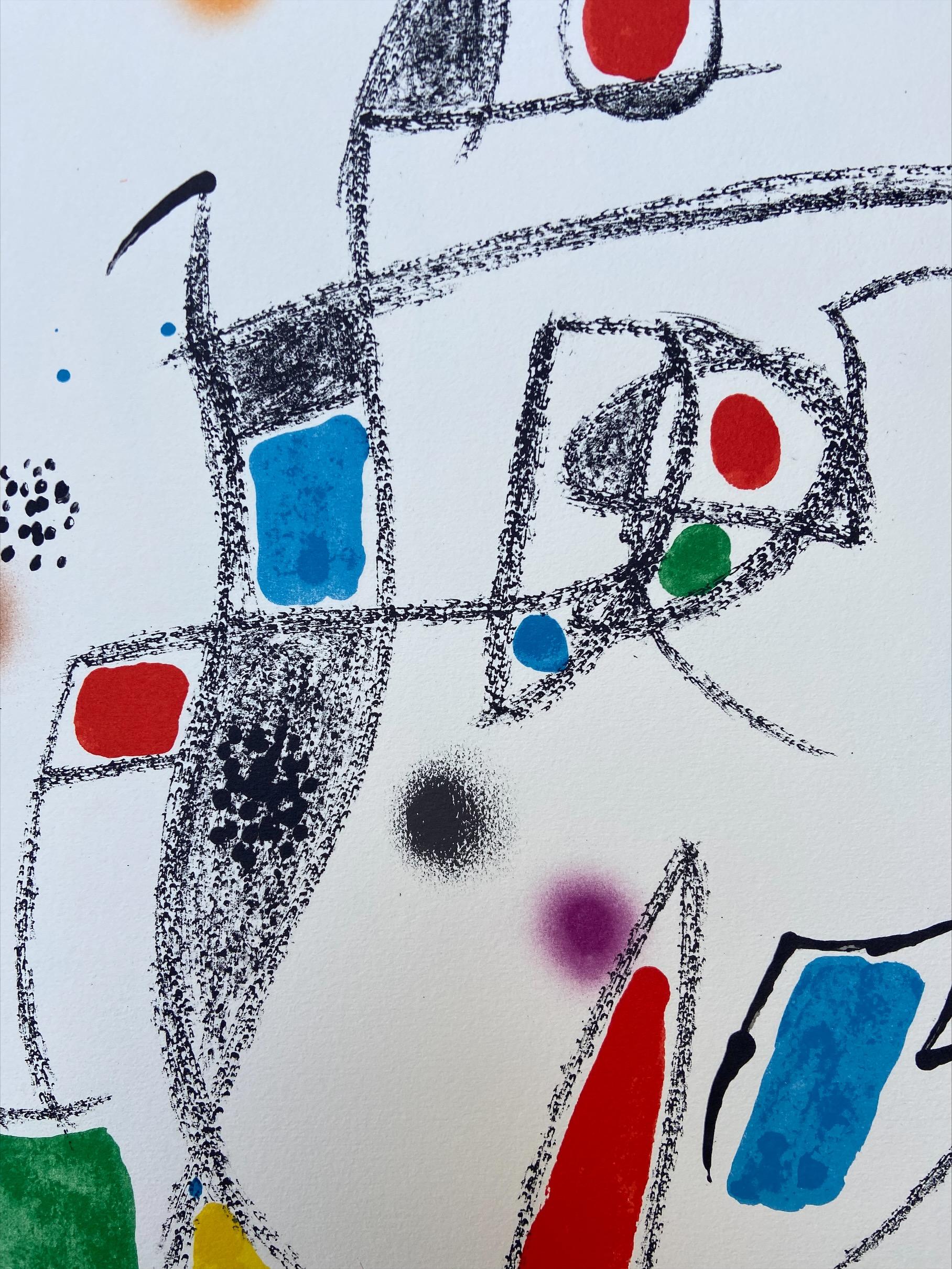 Joan Miró - Maravillas con variaciones n-10
Lithography 
35,7x49,6cm
Signed in the plate 
1975
Edition of 1500 copies on Guarro paper
Publisher : Poligrafa Barcelona 
890€