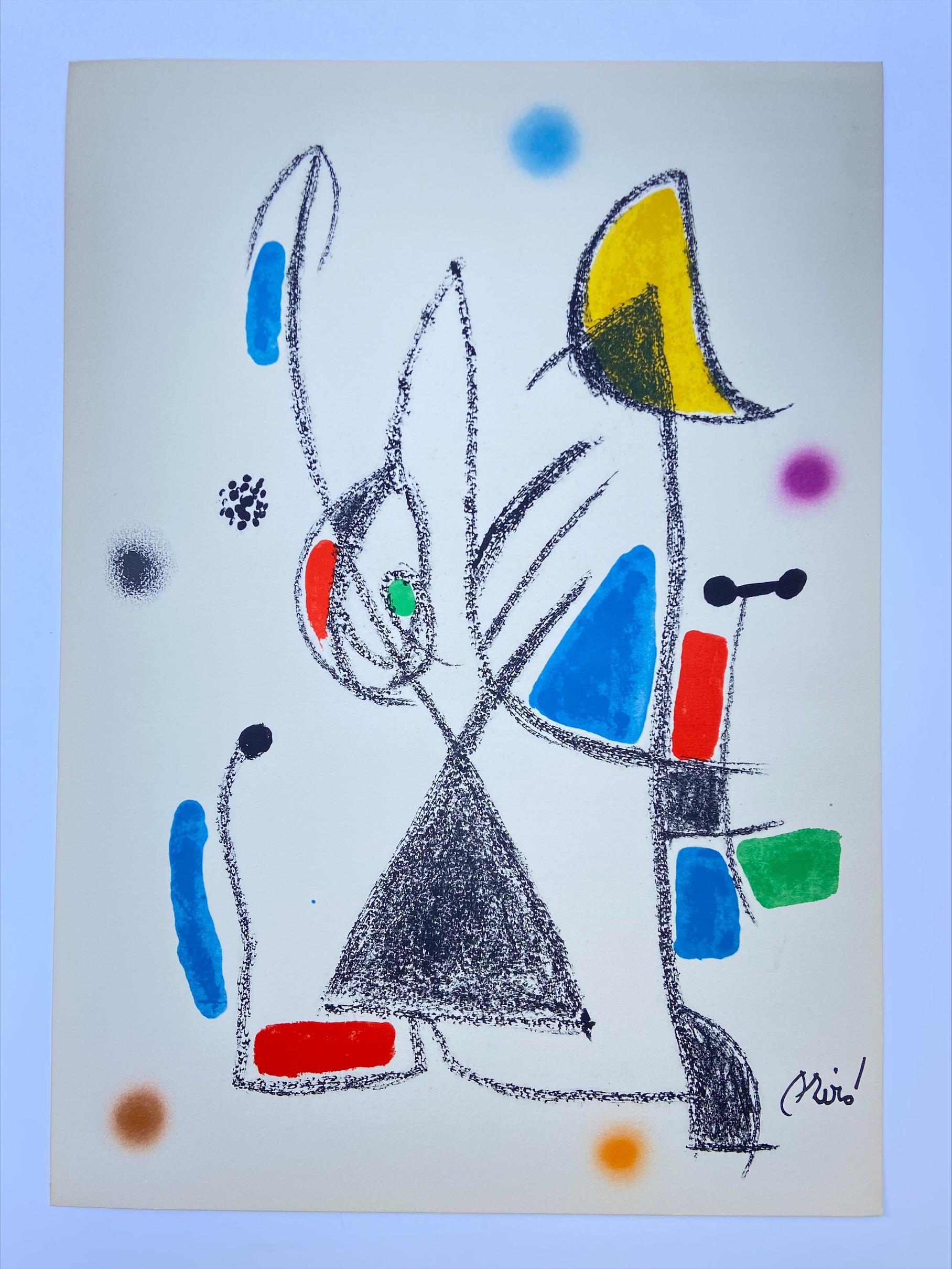 Joan Miró - Maravillas con variaciones n-16
Lithography 
35,7x49,6cm
Signed in the plate 
1975
Edition of 1500 copies on Guarro paper
Publisher : Poligrafa Barcelona 
890€