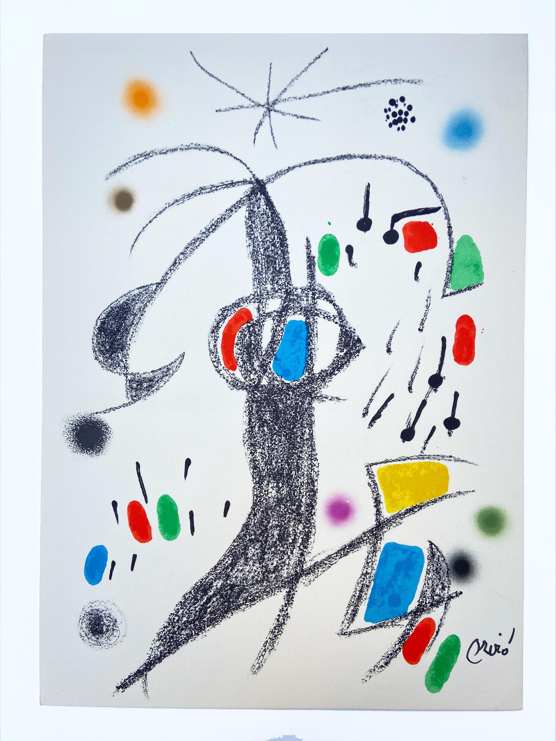 Joan Miró - Maravillas con variaciones n-19
Lithography 
35,7x49,6cm
Signed in the plate 
1975
Edition of 1500 copies on Guarro paper
Publisher : Poligrafa Barcelona 
890€