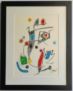 Joan Miró -- Maravillas con variaciones, plate 10
